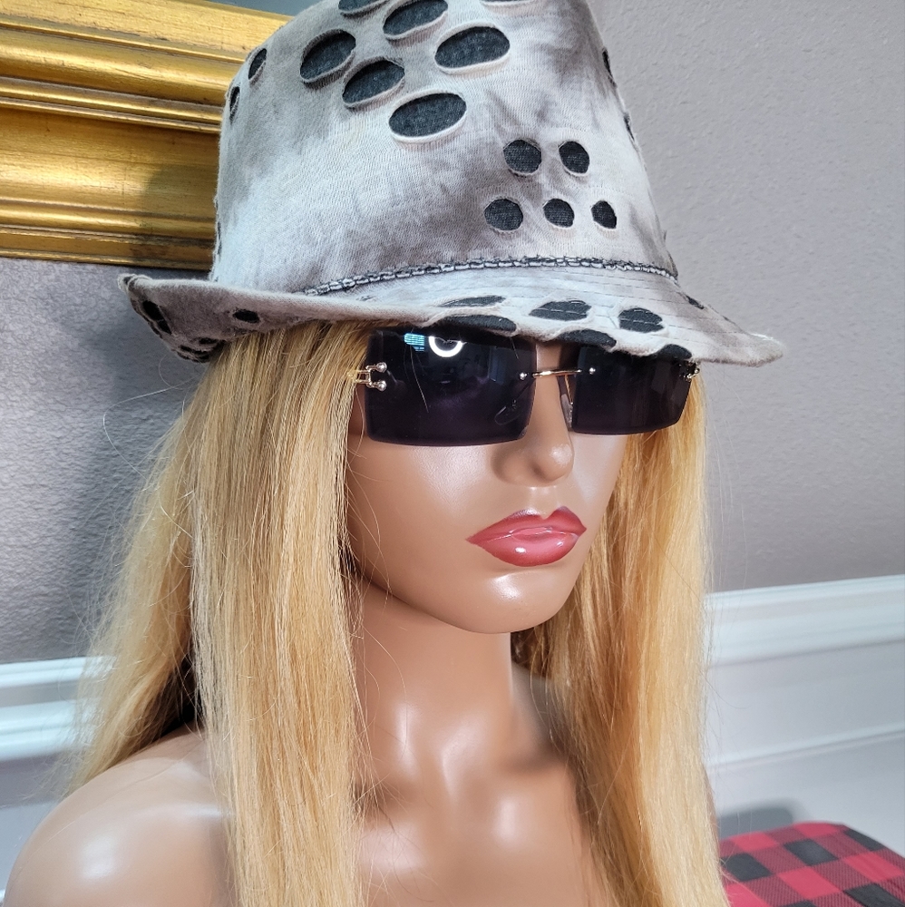 Grey and Black Hat NWOT